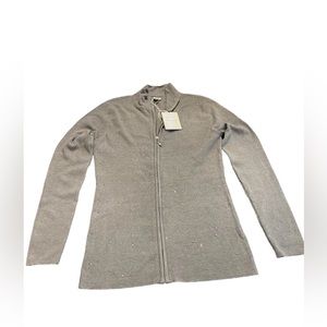 New Women Sweater in grey color with shimmer.